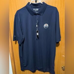 Levelwear oilers Navy Blue Polo Shirt